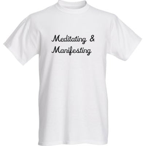 Short Sleeve Meditating & Manifesting T-Shirt