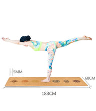 Load image into Gallery viewer, Natural Cork Yoga Mat